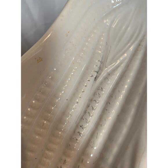 Corn Holders Stoneware Vintage Set of 4 White - Picture 8 of 8